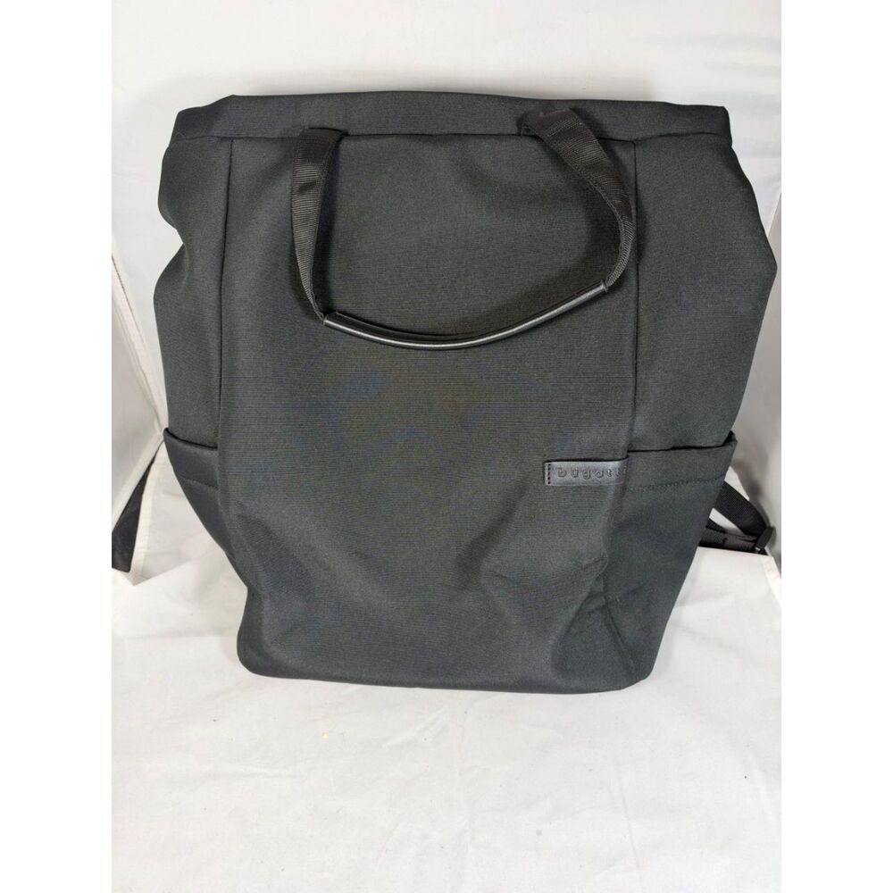 Bugatti Madison Convertible Backpack Tote Bag Black Nylon